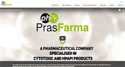 Desktop Screenshot of prasfarma.com